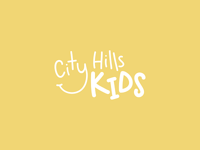 City Hills Kids brand branding children identity kids logo