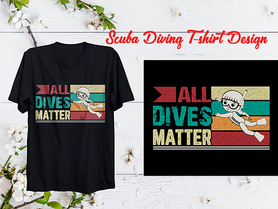 Scuba Diving T-shirt Design