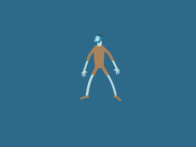 Paul Treading Water by Edward Hughes on Dribbble