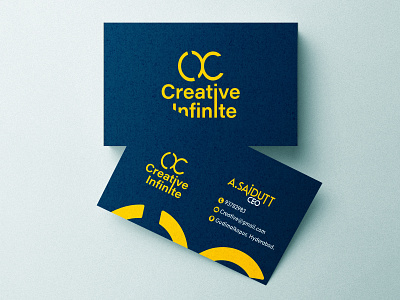 corporate business card mockup