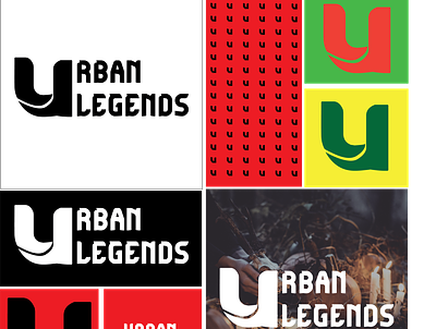 my new urban legends logo design branding design graphic design illustration logo motion graphics typography ui ux vector
