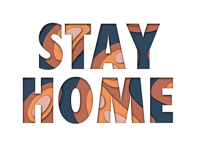 Stay Home coronavirus illustration procreate