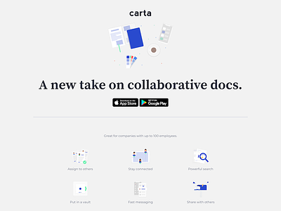 Carta css download free landing page responsive site template theme ui ux web design website