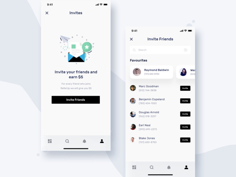 Refer Friend Screen by Girish Rawat | Dribbble | Dribbble