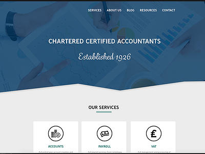 Accountancy Firm Website Design