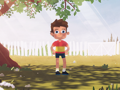 O Zera | Child animation character children illustration kid motion design