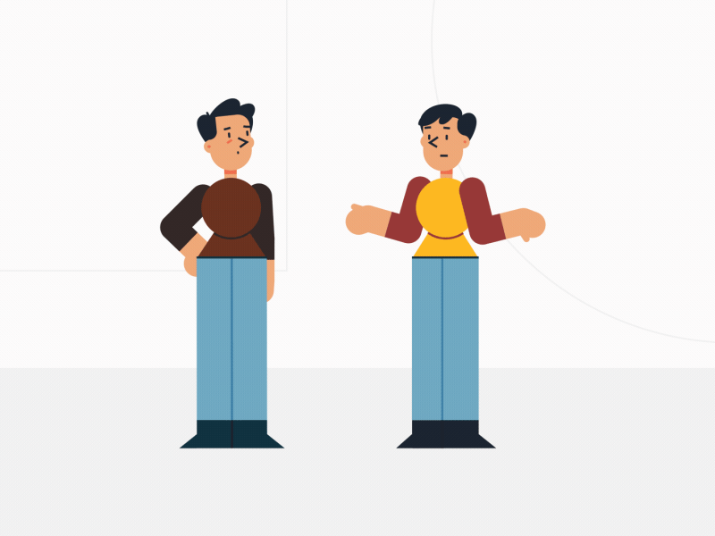 Abuse 2d abuse abuser animation character characters flat gif illustration motion motion design vector