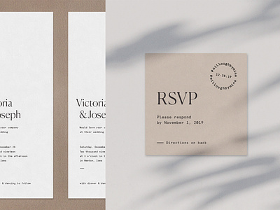 Willoughby Wedding invite design minimal modern neutral rsvp stationery stationery design stationery set typography wedding wedding invitation