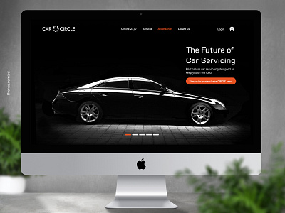 CAR CIRCLE - Hero area practice work adobe car design figma graphic design hero area interface ui ux website