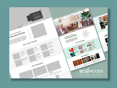 Eco Wood - Webpage Design - Demo adobe branding design figma furniture graphic design interface ui ux