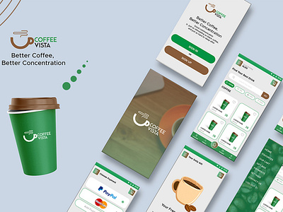 Coffee Vista UXUI Mobile App Design