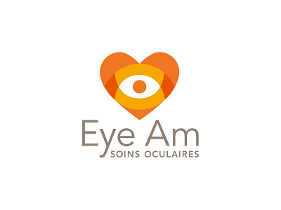 Eye Am - Brand Identity brand branding eye heart illustration logo