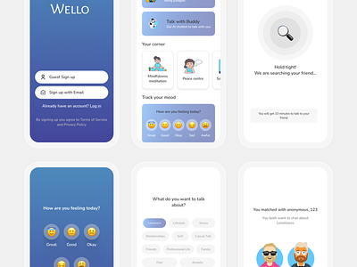 Wello App UI