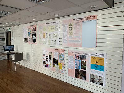 Leas Pavilion Archive Exhibition exhibition experience graphic design
