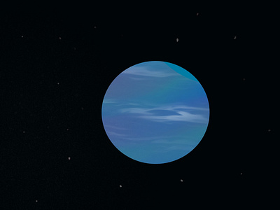 Blue Giant - Space Illustration