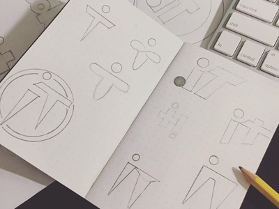 Logo Concepts for create.it concepts logo sketches