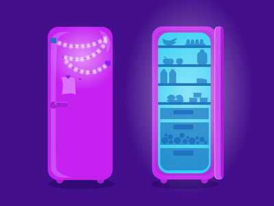 Fridge - vector illustration app graphic design illustration vector