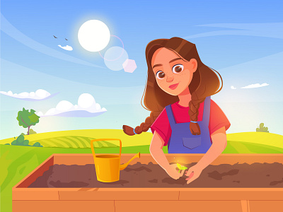 vector illustration for farm game character character design farm game illustration vector