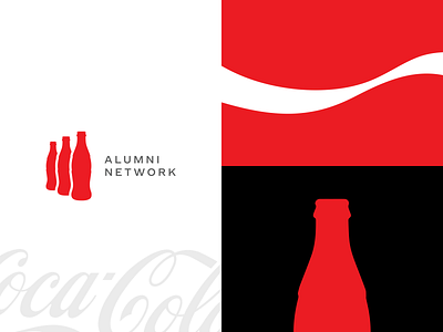 Coca-Cola Alumni Network bottle coca cola coke logo