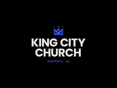 King City Church branding church crown identity logo