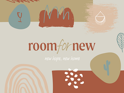 Room for New authenticity brand identity handmade home house interior interior design logo logotype wordmark
