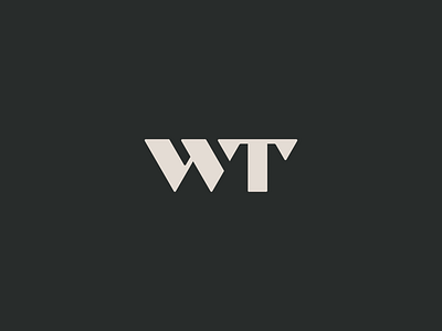 WT Monogram branding logo monogram rejected wt