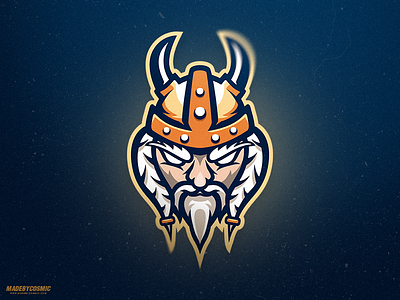 Nordic Viking Mascot Logo design. premade logo mascot nordic vector viking