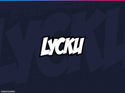 Lycku Wordmark adobe illustrator design logo shot vector wordmark