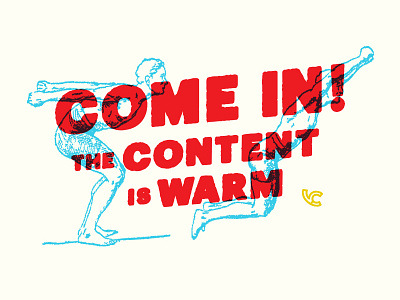 Content Pool content illustration text typography