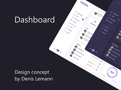 Dashboard Design concept UI