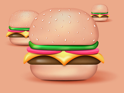 soft tasty burger burger illustration soft tasty tomatoes vector