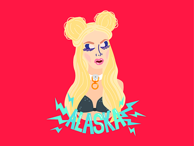 Alaska Thunderf*** alaska drag drag queen illustration queen queer vectorial