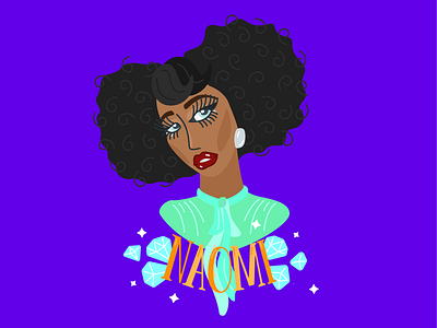 Naomi Smalls drag drag queen illustration naomi naomi smalls queen queer vectorial