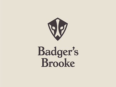 Badgers Brooke - Logo Design brand brand identity brand strategy branding dd design identity illustration logo roleplay vector