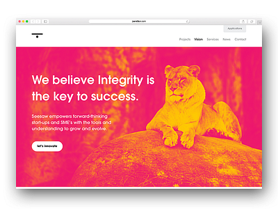 Seesaw Revamp – Homepage agency creative design minimal studio web web design website