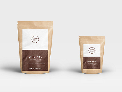 The Coffee Scrub Co. – Original brand branding design identity logo packaging product