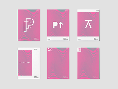 Progressive – Rebranding – Concept 3 abstract architect architecture brand branding clean gradient identity layout logo minimal typography