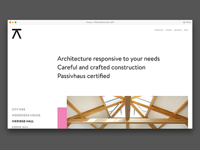 Progressive Architecture – Web Concepts #5 architect architecture design responsive ui user experience ux web website