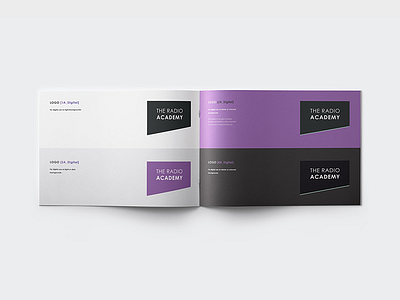 Radio Academy – Brand Guidelines #1 brand branding corporate identity logo minimal modern radio