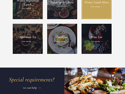 Nosh – Restaurant Concept #2 design food menu responsive restaurant ui ux web website