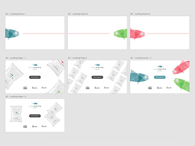 Sea Chips – Landing Page Concepts design ecommerce product responsive shop ui ux web website