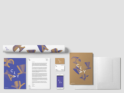 Clay – Branding Concept #5 agency brand branding creative design identity logo mockup studio
