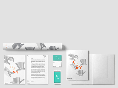 Clay – Branding Concept #6 agency brand branding creative design identity logo mockup studio