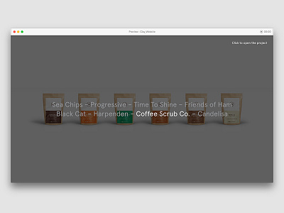 Clay – Web Concept #5 brand branding digital layout minimal web website