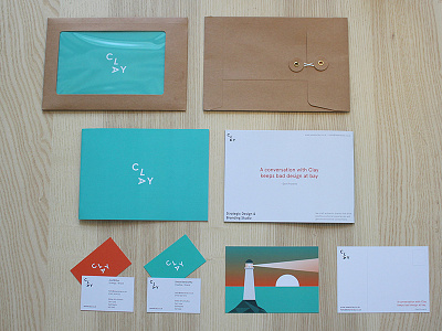 Clay Mailer #1 assets brand branding design direct mail marketing print studio