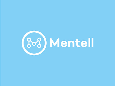 Mentell Logo Concept blue brand brand mark branding campton charity circle concept design icon light logo mark visual identity