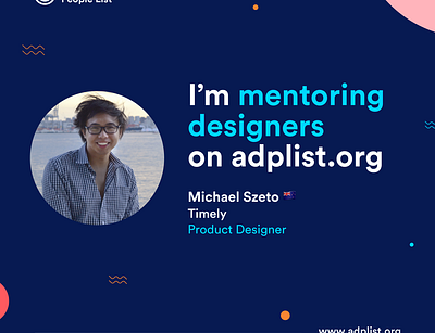 I joined the ADPLIST to mentor designers :D :D career growth graphic design icon design illustration interaction design mentoring product design sketch ui design ux ux design