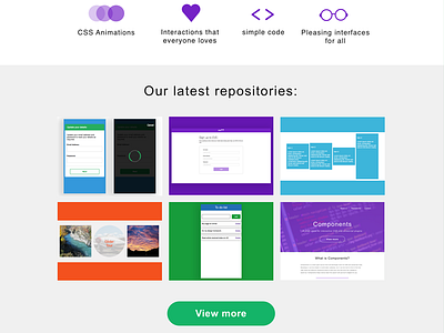 Components 3 Collumn Layout components css github javascript one page site sketch ui ux web design