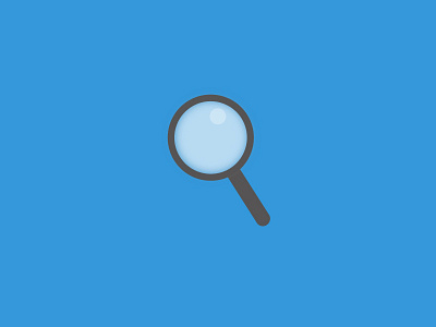 100 DAYS OF ICONS | DAY 02: SEARCHING FOR MOVERS 100 days blue flat blue graphics icon design magnifying glass ui design