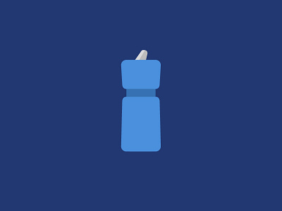 100 DAYS OF ICONS | DAY 28: GYM DAYS 100 days drink bottle fitness flatblue gym icon design ui design